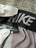Nike 100% Polyester Solid Gray Athletic Shorts Size S (kids) - photo 3