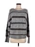 Cynthia Rowley TJX Stripes Gray Pullover Sweater Size M - photo 1