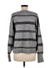 Cynthia Rowley TJX Stripes Gray Pullover Sweater Size M - photo 2