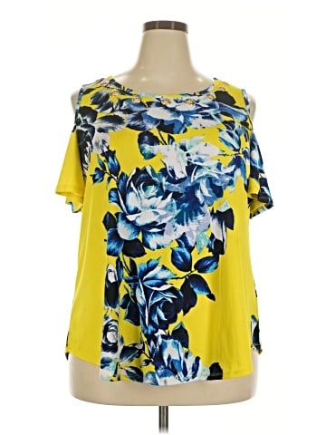 Belldini Short Sleeve Blouse (view 1)
