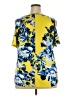 Belldini Yellow Short Sleeve Blouse Size 2X - photo 2