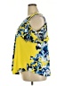Belldini Yellow Short Sleeve Blouse Size 2X - photo 5