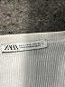 Zara Silver Sleeveless T-Shirt Size L - photo 7