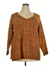 retrology Tweed Orange Pullover Sweater Size 2X - photo 1