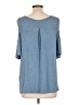 Max Studio Blue Short Sleeve Top Size L - photo 2