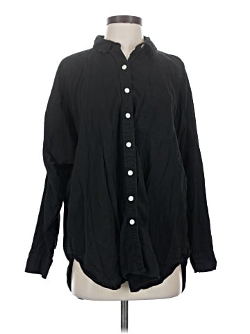 American Eagle Outfitters Long Sleeve Button-Down Shirt (view 1)