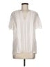 Reiss 100% Viscose Ivory Short Sleeve Blouse Size 8 - photo 1