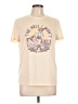 Shein 100% Polyester Ivory Short Sleeve T-Shirt Size L - photo 1