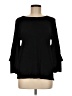 t.la Black 3/4 Sleeve Top Size M - photo 1