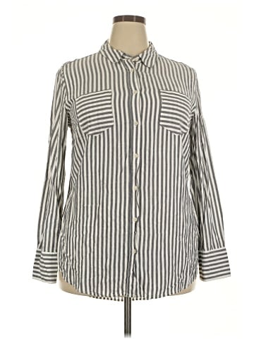 Merona Long Sleeve Button-Down Shirt (view 1)