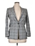 Part Two 100% Polyester Plaid Gray Blazer Size 24 (estimated) - photo 1
