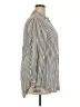 Merona 100% Rayon Stripes Gray Long Sleeve Button-Down Shirt Size XXL - photo 4