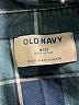 Old Navy Plaid Blue Long Sleeve Button-Down Shirt Size 8 - photo 3