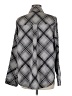 Derek Lam 10 Crosby 100% Polyester Argyle Silver Long Sleeve Blouse Size 6 - photo 2
