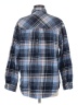 Maurices 100% Cotton Plaid Blue Long Sleeve Button-Down Shirt Size M - photo 2