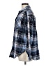 Maurices 100% Cotton Plaid Blue Long Sleeve Button-Down Shirt Size M - photo 5