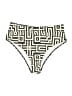 Unbranded Chevron-herringbone Ivory Swimsuit Bottoms Size L - photo 1