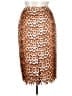 S.O.G.I.C. Animal Print Brown Casual Skirt Size 20 - photo 2