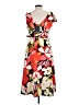 Halston Tropical Red Cocktail Dress Size 10 - photo 2