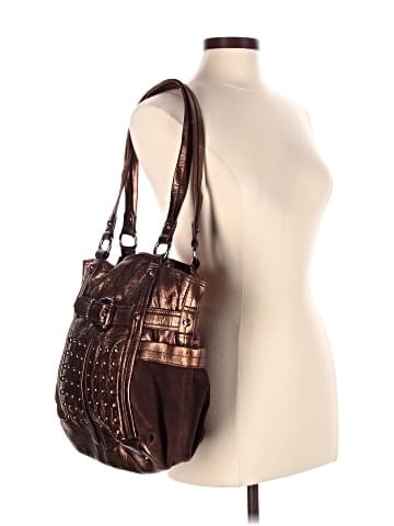 B Makowsky Leather Tote (view 2)