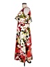 Halston Tropical Red Cocktail Dress Size 10 - photo 5