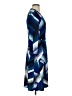 BCBGMAXAZRIA Argyle Blue Casual Dress Size S - photo 4