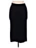 Adrienne Vittadini Solid Black Wool Skirt Size L - photo 1