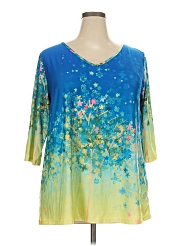 Sakurafina 3/4 Sleeve Blouse (view 1)