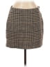 H&M Houndstooth Brown Tan Formal Skirt Size 8 - photo 1