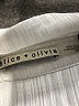 Alice + Olivia Stripes Ivory Short Sleeve Blouse Size S - photo 7