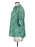 Max Studio 100% Polyester Green 3/4 Sleeve Blouse Size S - photo 5