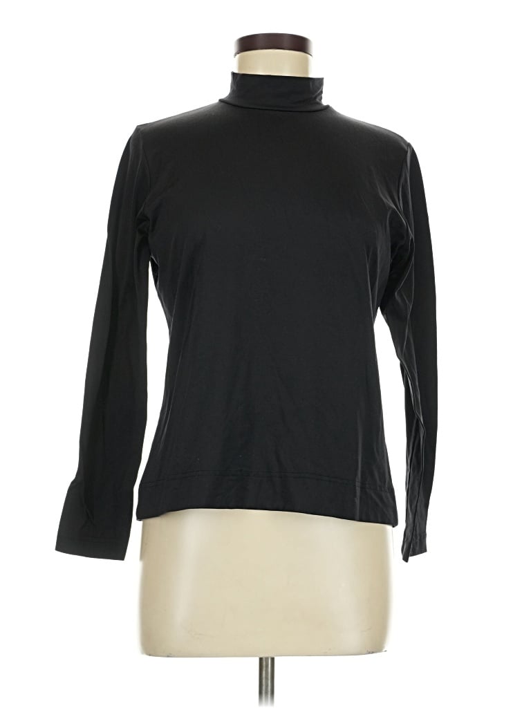Pre-owned M&s Collection Long Sleeve Turtleneck In Black