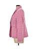 Free Assembly Tweed Pink Blazer Size L - photo 5