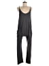 Unbranded 100% Polyester Solid Gray Jumpsuit Size L - photo 1