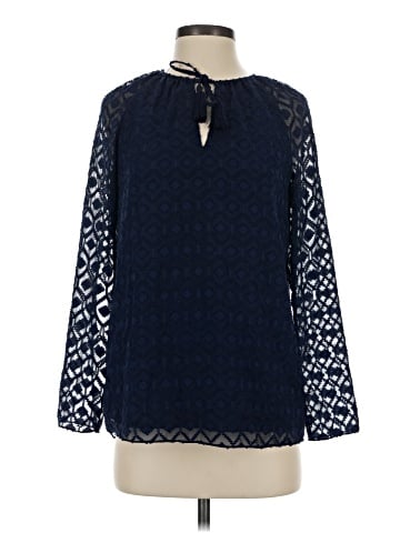 Sail to Sable Long Sleeve Blouse (view 1)
