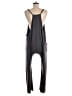 Unbranded 100% Polyester Solid Gray Jumpsuit Size L - photo 2