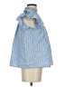 THML 100% Cotton Blue Short Sleeve Blouse Size XS - photo 4