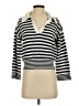 Ann Taylor LOFT Stripes Gray Pullover Sweater Size S - photo 1