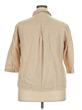 OffOn 3/4 Sleeve Button-Down Shirt (view 2)