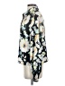 CAbi 100% Polyester Floral Black Long Sleeve Blouse Size S - photo 5