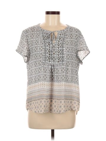 Liz Claiborne Short Sleeve Blouse (view 1)