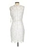 Aqua 100% Polyester Ivory Cocktail Dress Size S - photo 2