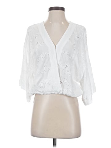 Young Fabulous & Broke 3/4 Sleeve Blouse (view 1)