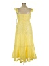Aqua 100% Polyester Yellow Cocktail Dress Size XXL - photo 2
