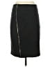 Noir Solid Black Gray Formal Skirt Size S - photo 2