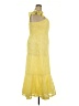 Aqua 100% Polyester Yellow Cocktail Dress Size XXL - photo 4