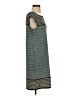 Max Studio Print Teal Casual Dress Size S - photo 4