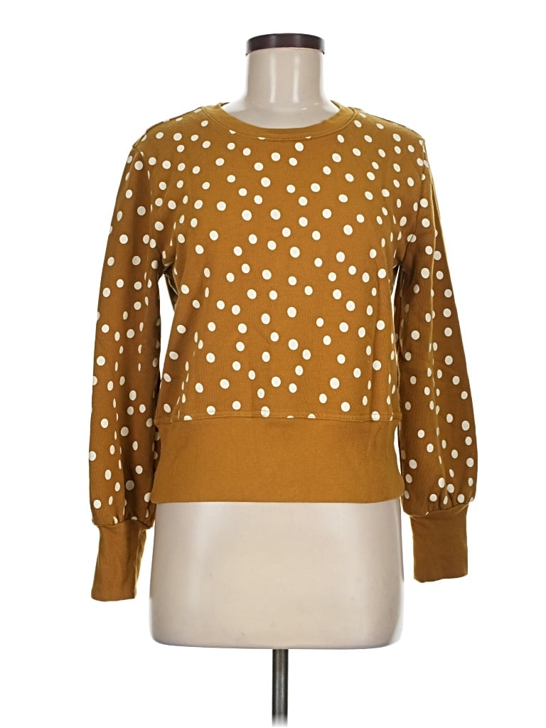 Pre-owned Madewell Pullover Sweater In Gold