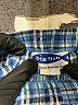 Big Fish 100% Cotton Plaid Blue Cargo Shorts Size 7 - photo 3