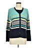 Sag Harbor Teal Cardigan Size M (petite) - photo 1